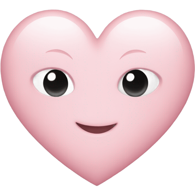 light pink heart emoji