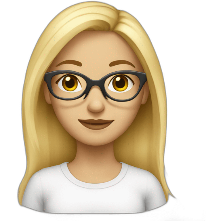 blonde-haired-girl-with-the-glases-What? emoji