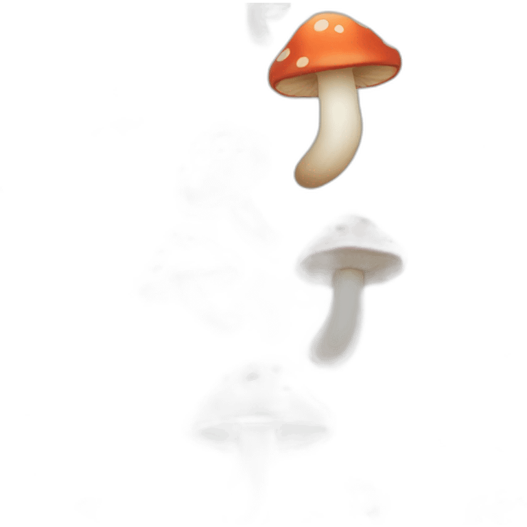 Cute mushroom emoji