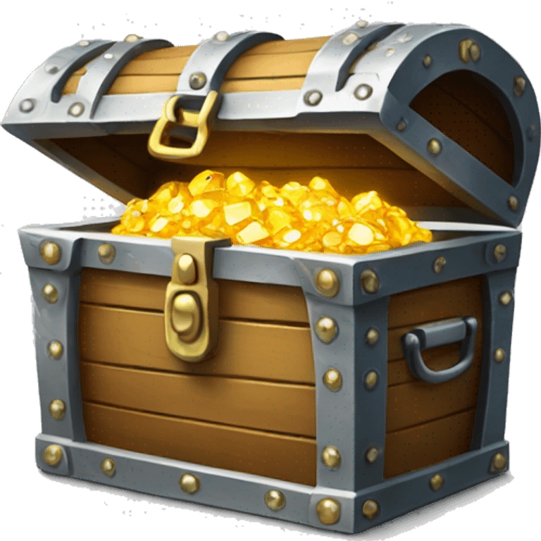 treasure chest with diamonds emoji