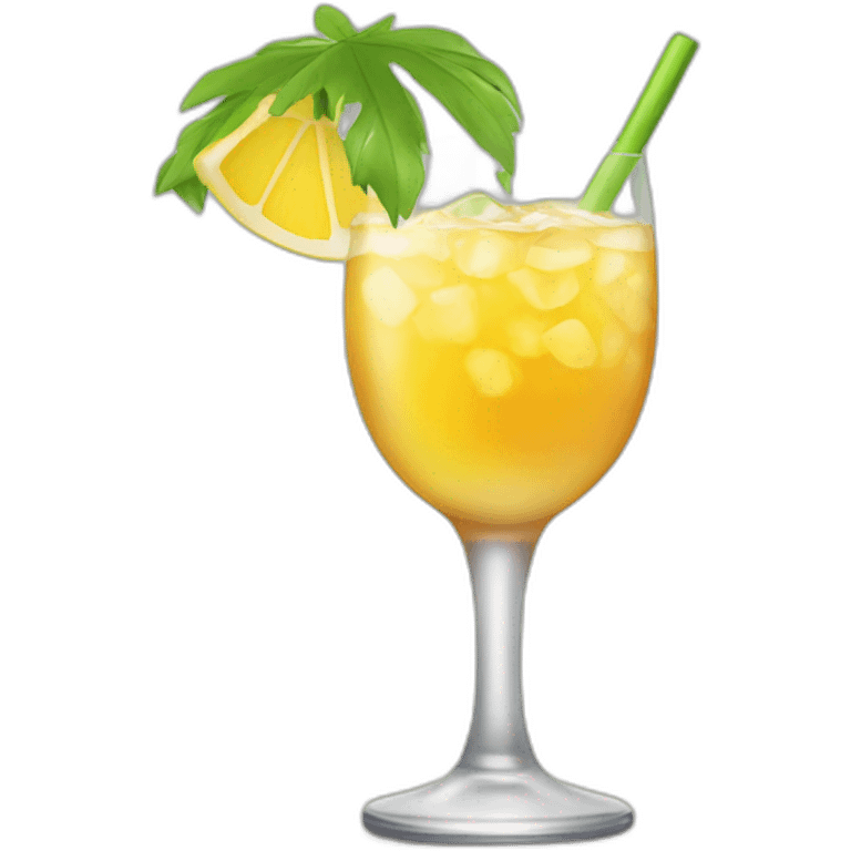  alcoholic drink in summer emoji