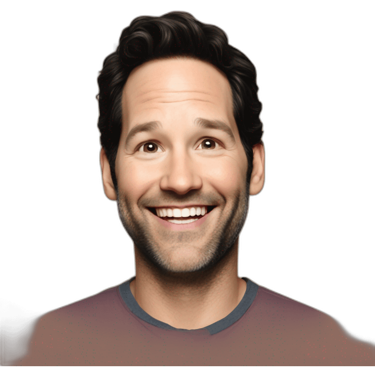 Paul rudd happy emoji