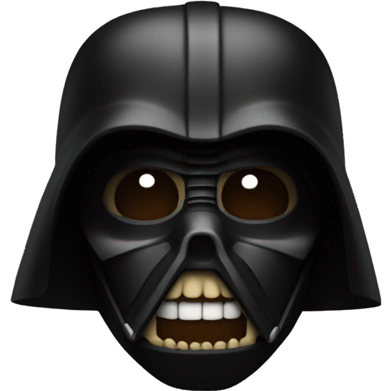 Brown death Vader emoji