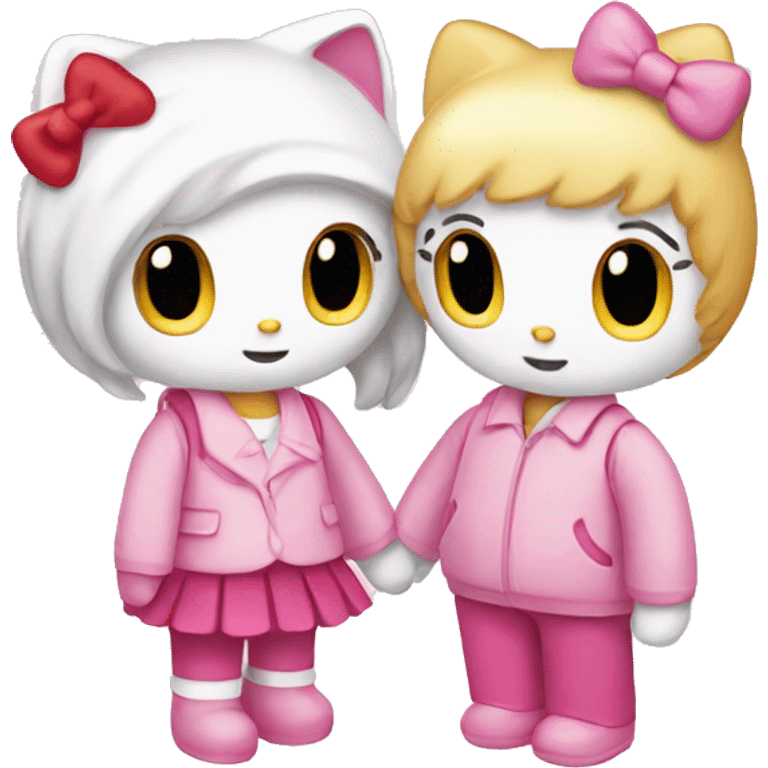 hello kitty best friends  emoji