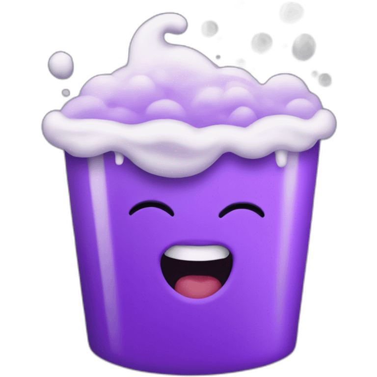 purple froth emoji