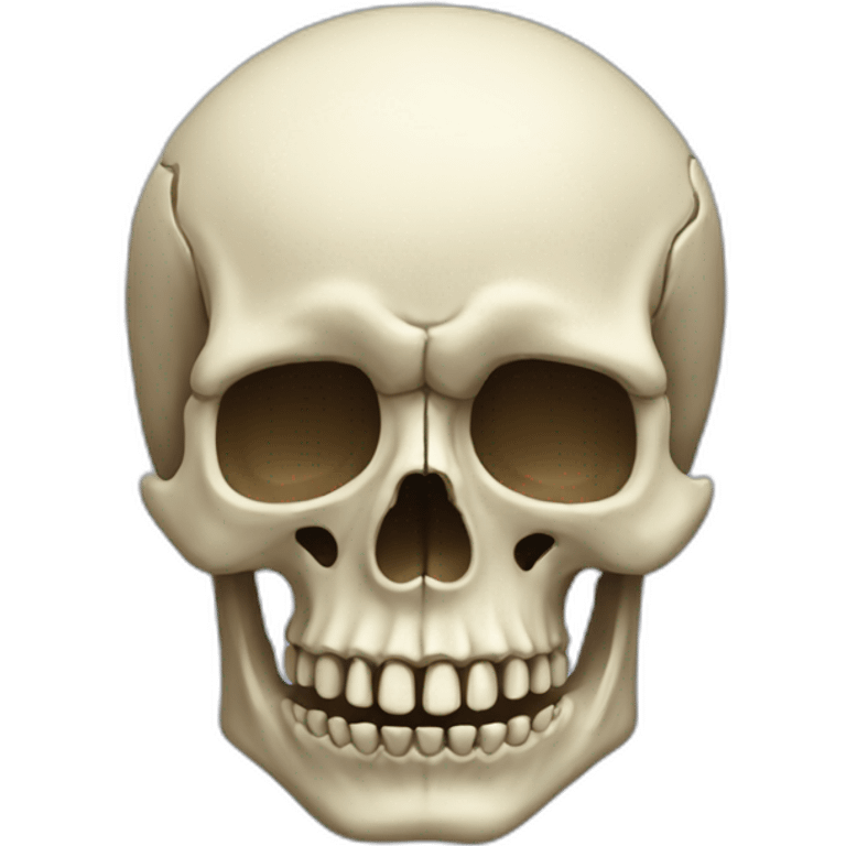 Skeleton sull emoji