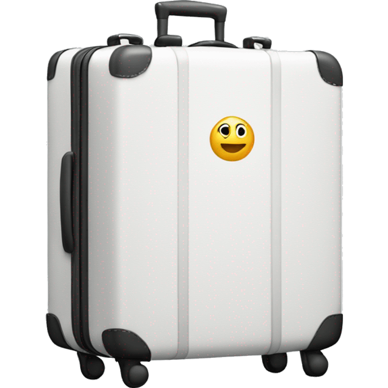 White suitcase emoji