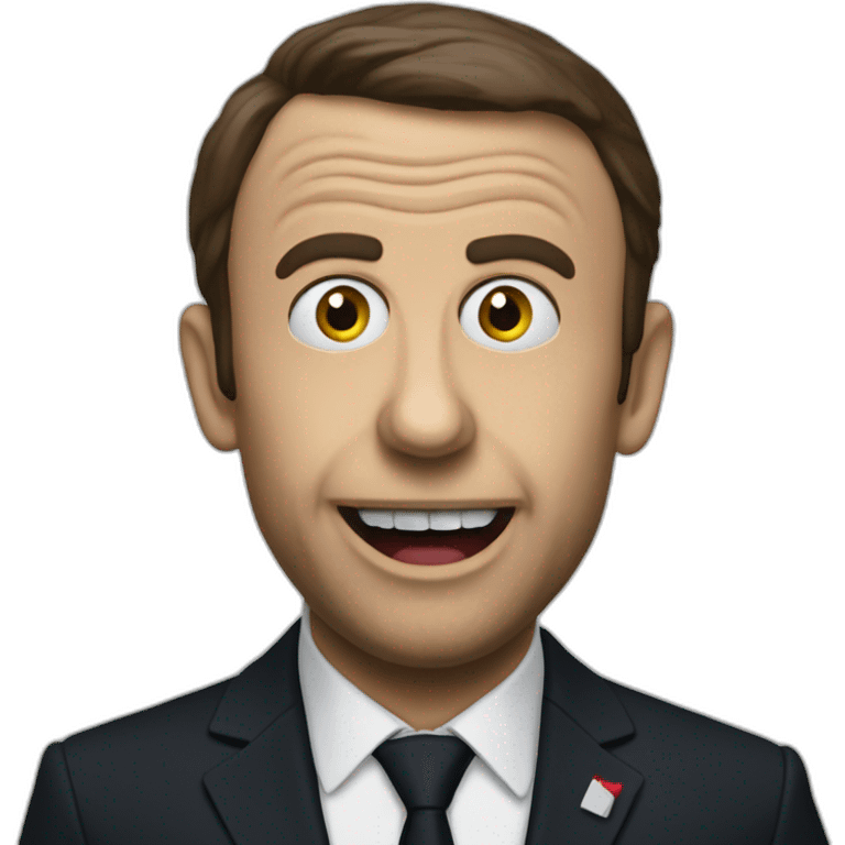 macron horror puppet emoji