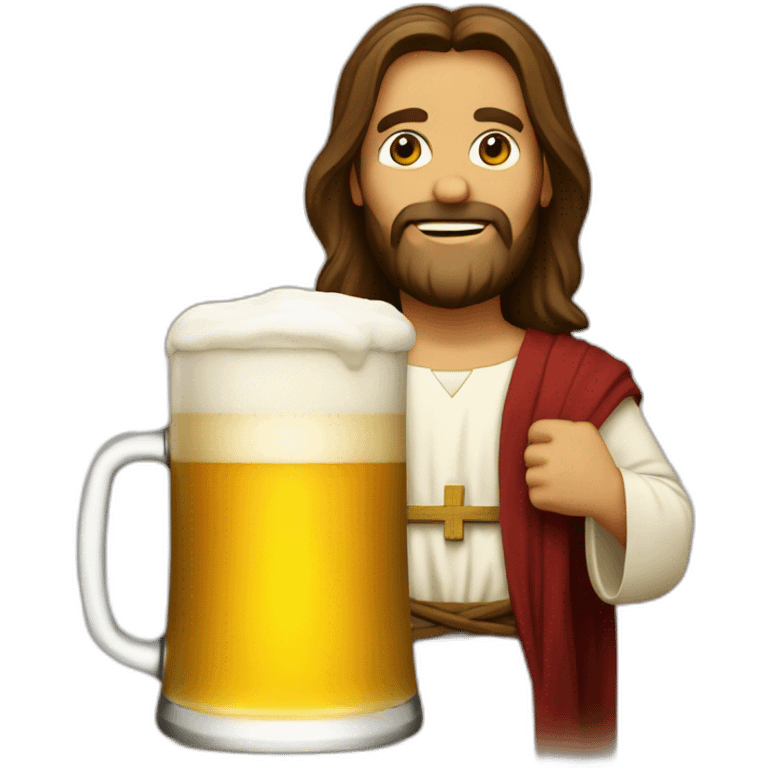 Jesus beer emoji