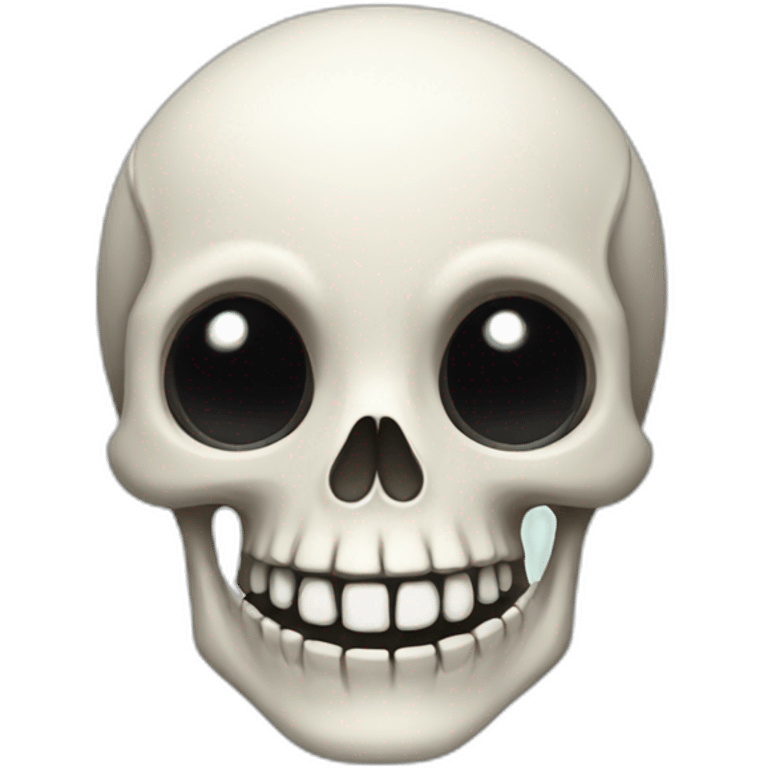 happy skeleton emoji