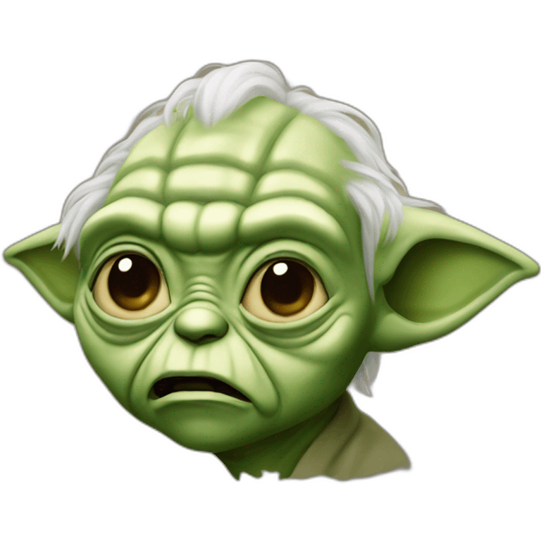 Yoda farting emoji