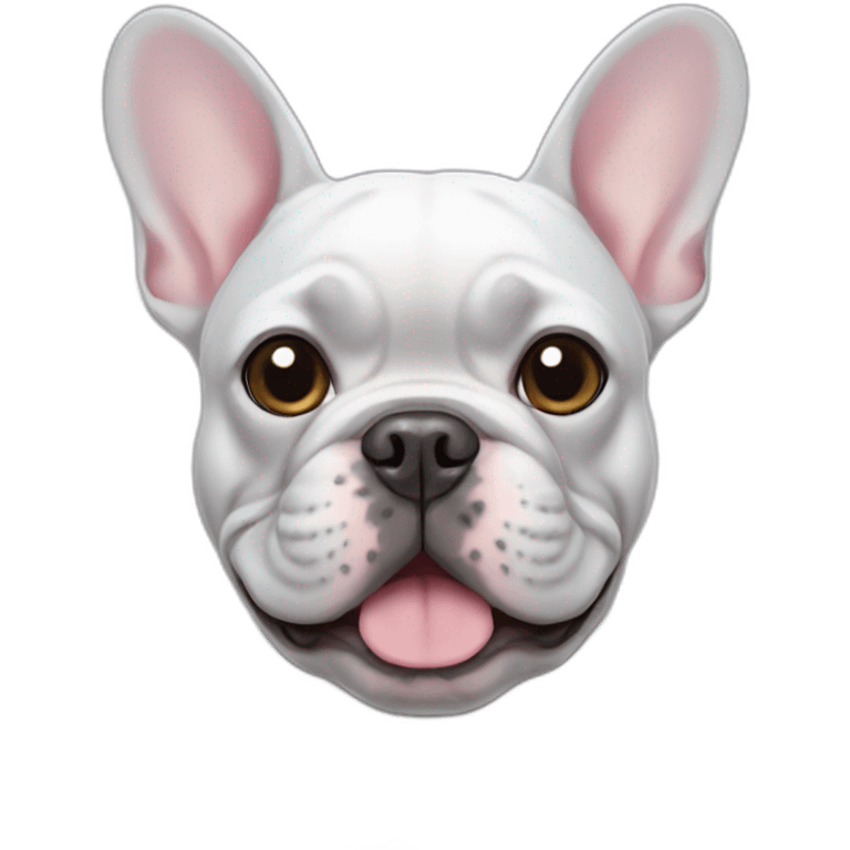 lilac French bulldog emoji