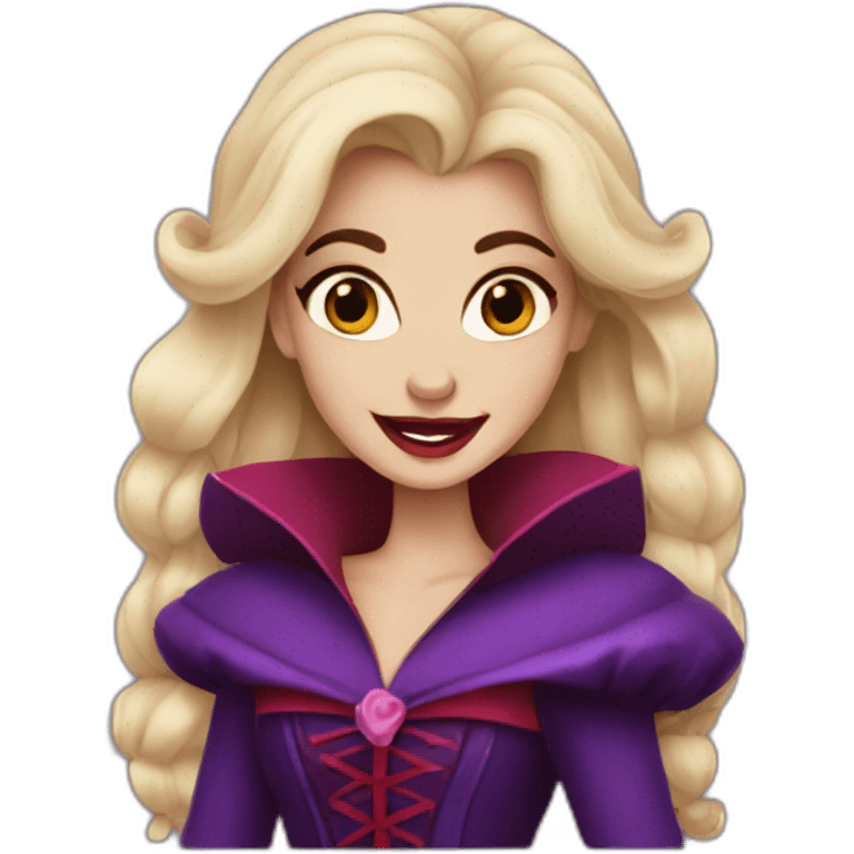 disney belle as a vampire emoji