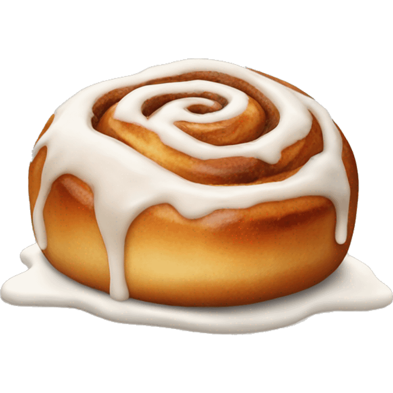 Icing cinnamon bun  emoji