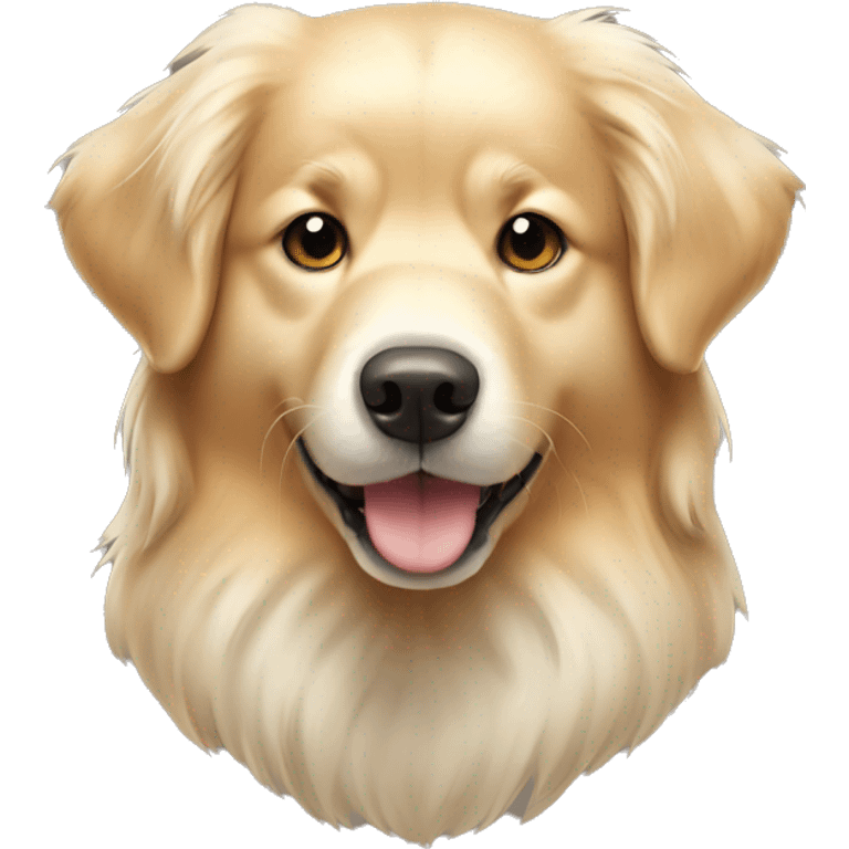 Golden Retriever, Samoyed breed emoji