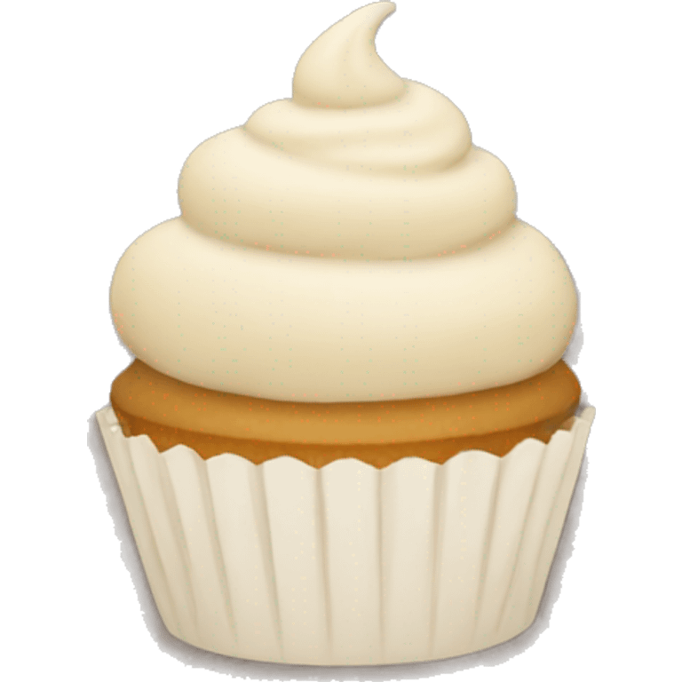 beige cupcake emoji