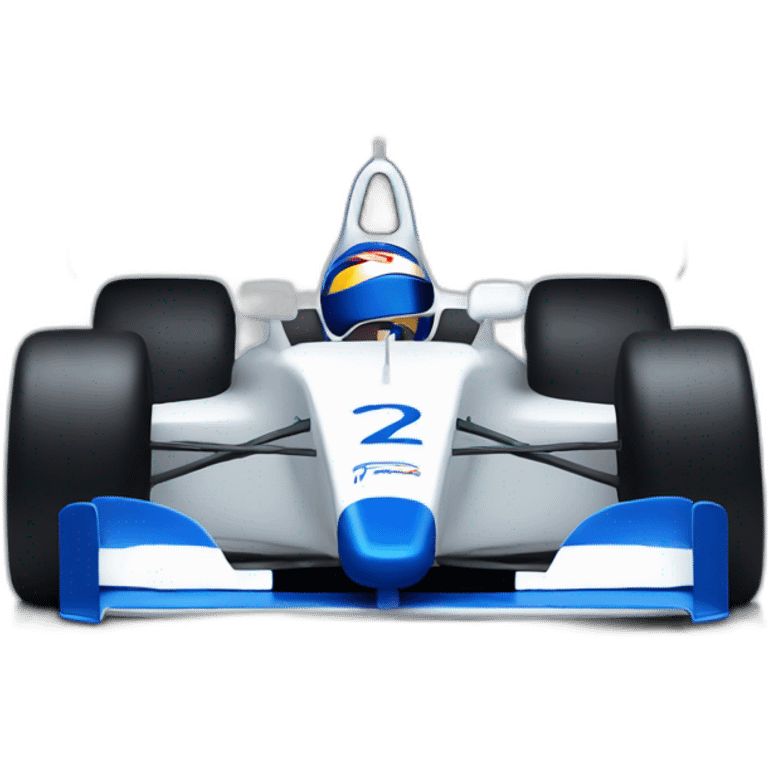 blue F1 car emoji