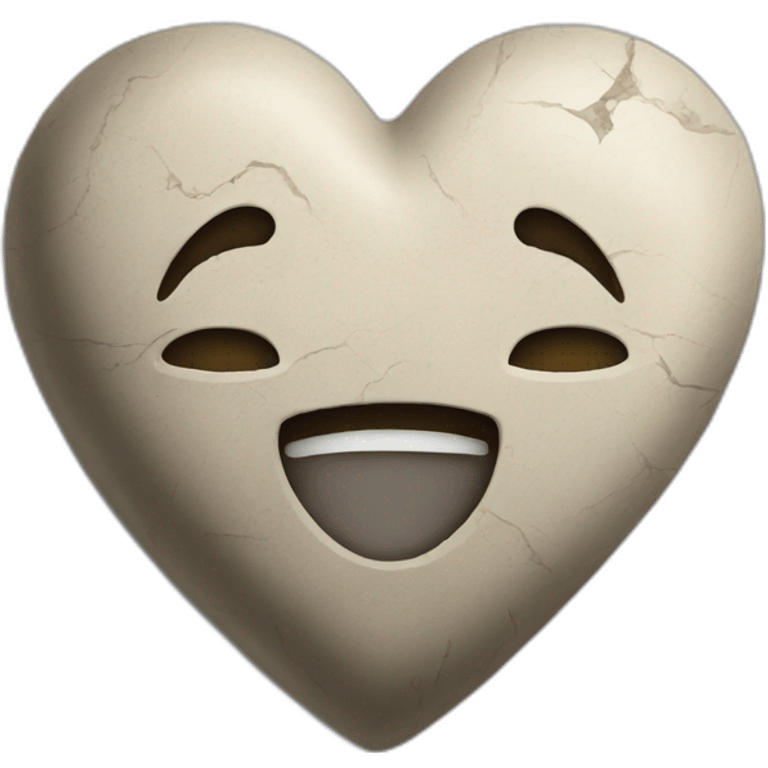 heart from stone emoji