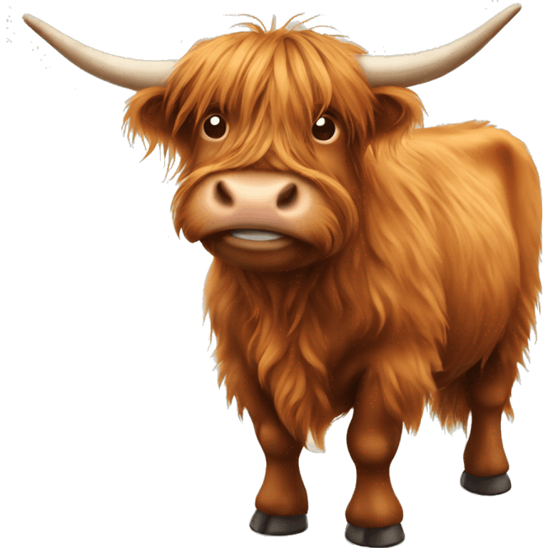 Highland cow  emoji