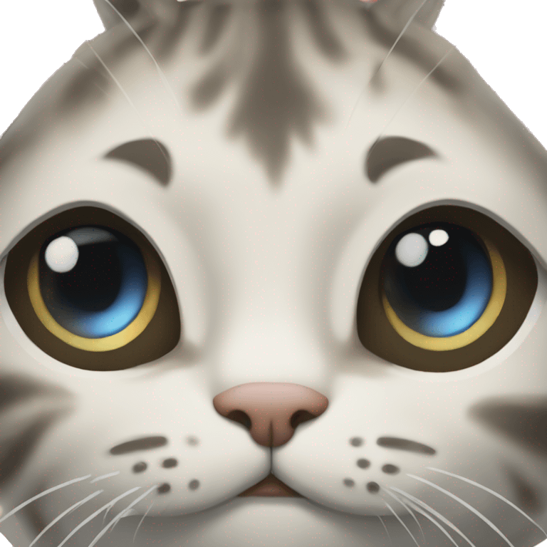 一只戴眼镜的猫 emoji