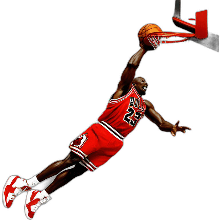  dunking Michael Jordan  emoji