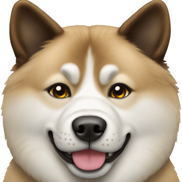 american akita dog  emoji