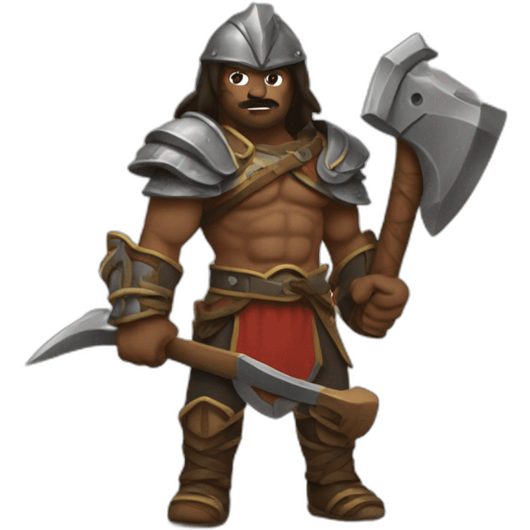 axe warrior from the west emoji