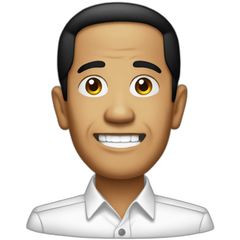 jokowi-with-red-face emoji