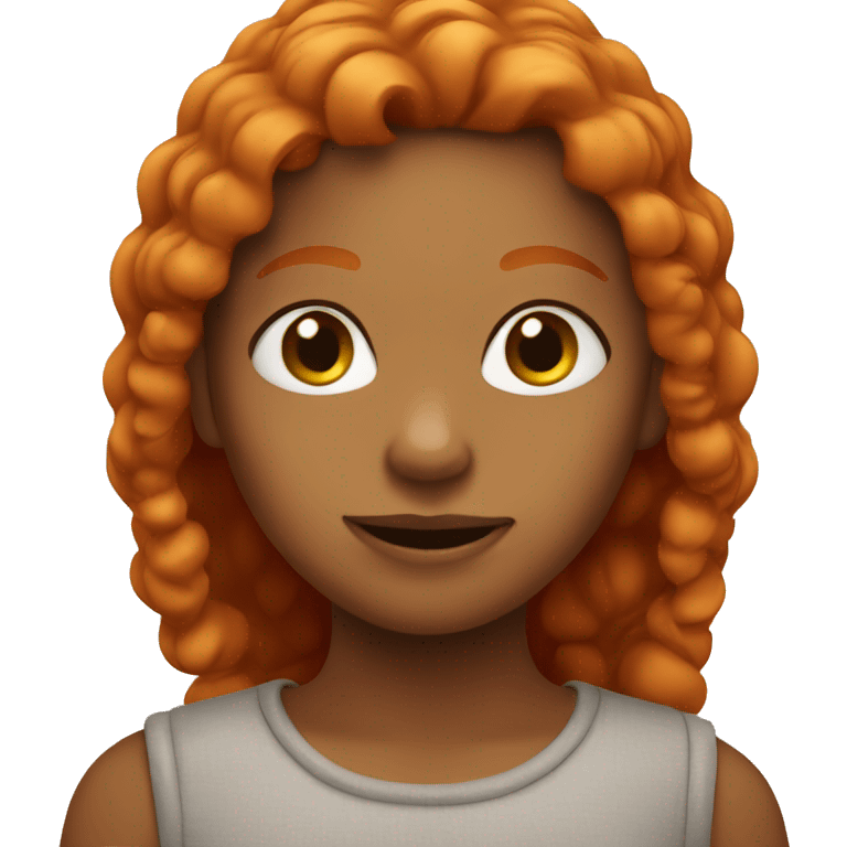 ginger girl emoji