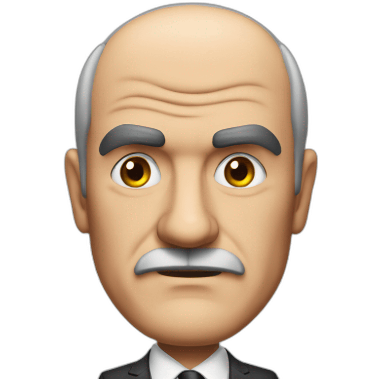 sean connery serious cartoon wearing suit emoji