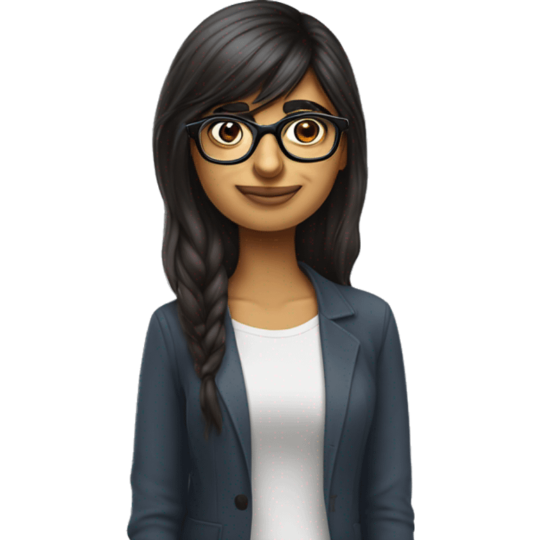 mia khalifa wear glasses emoji