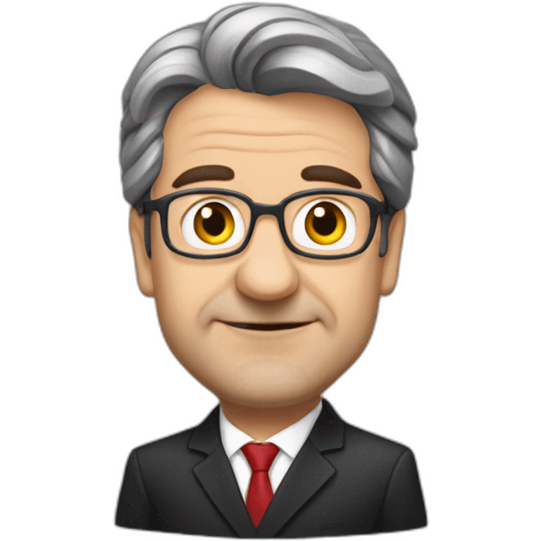 Macron piétiner par melenchon emoji