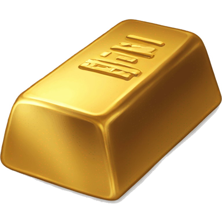 Gold bar emoji