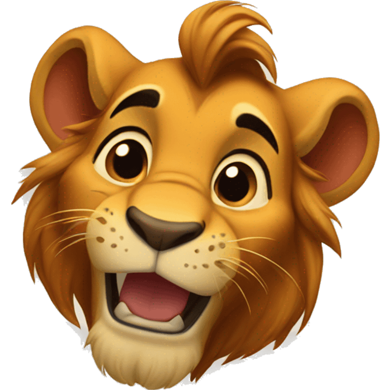 disney simba emoji