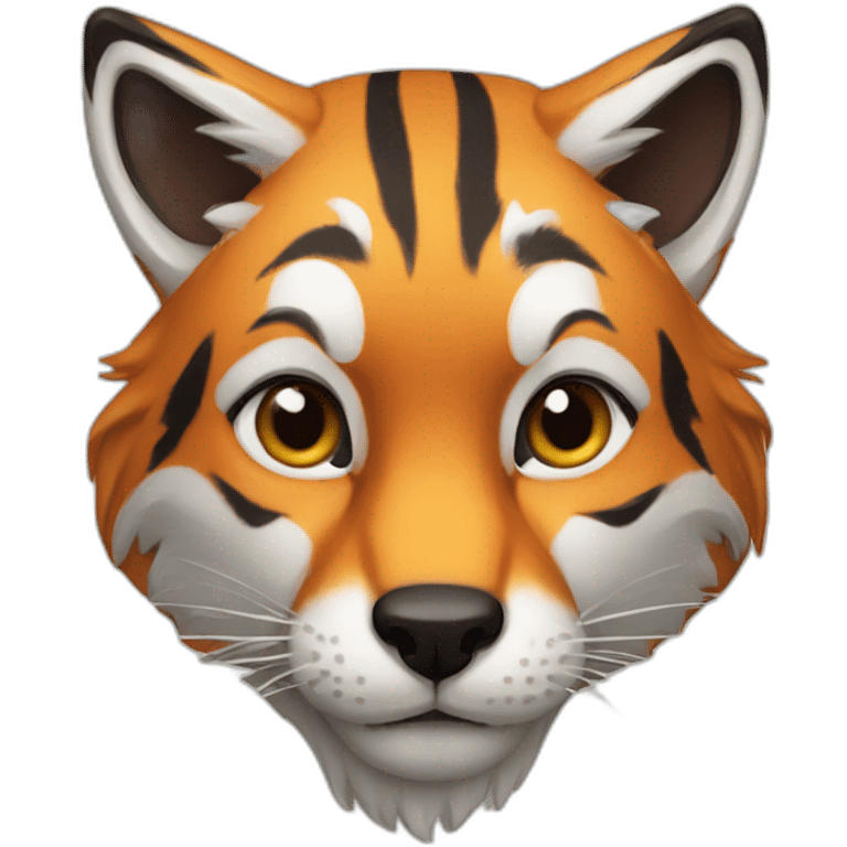 fox tiger hybrid emoji