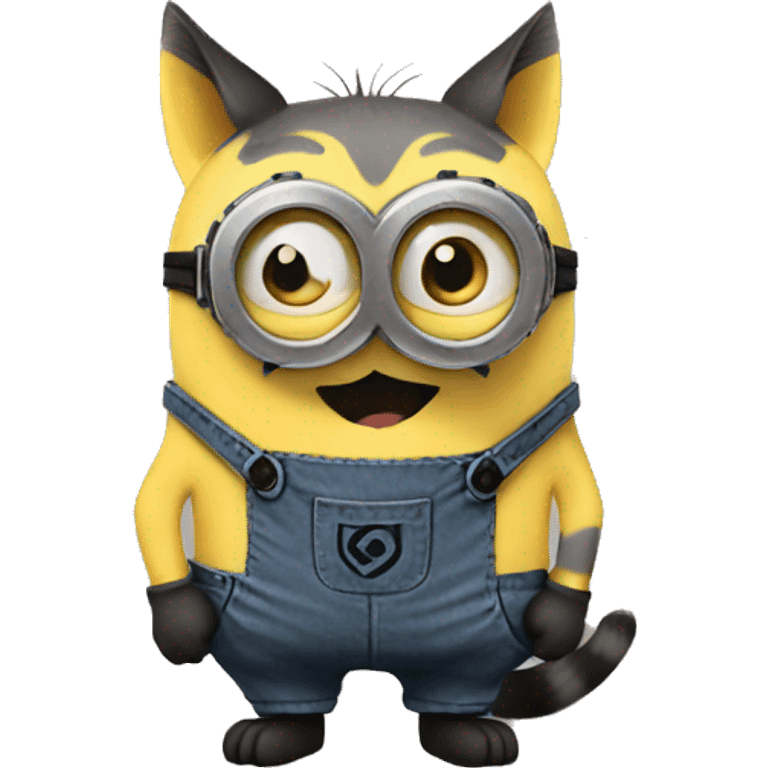 Minion Cat Emoji emoji