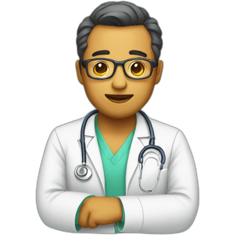 doctor-programmer-developer emoji