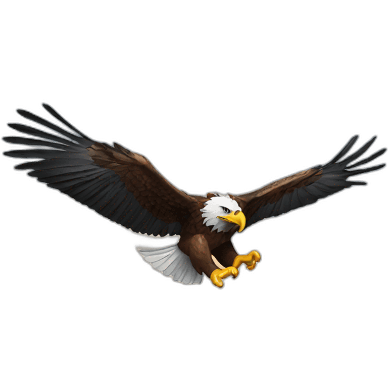 eagle on a moutain emoji