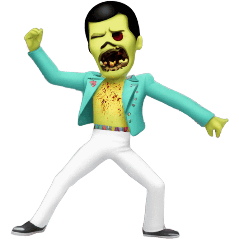 freddie mercury zombie dancing emoji