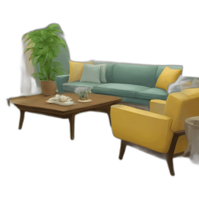  interior style emoji