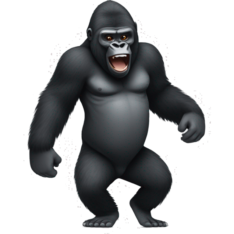 Gorilla -dancing emoji