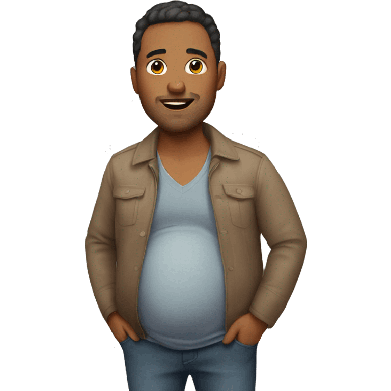 Pregnant man emoji