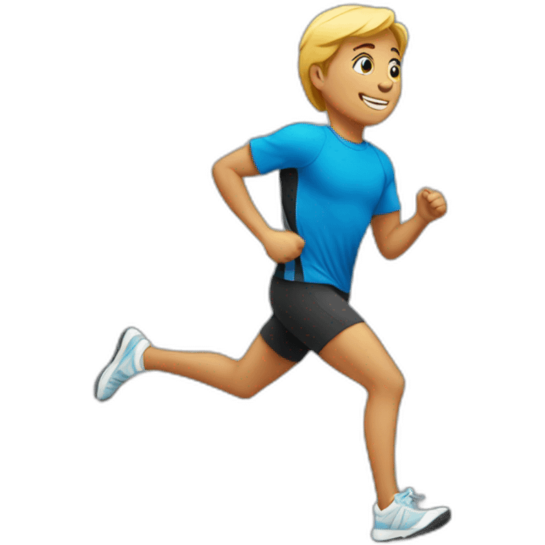 running emoji