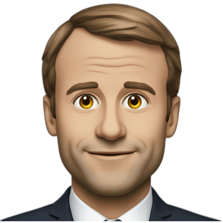 Macron realiste emoji