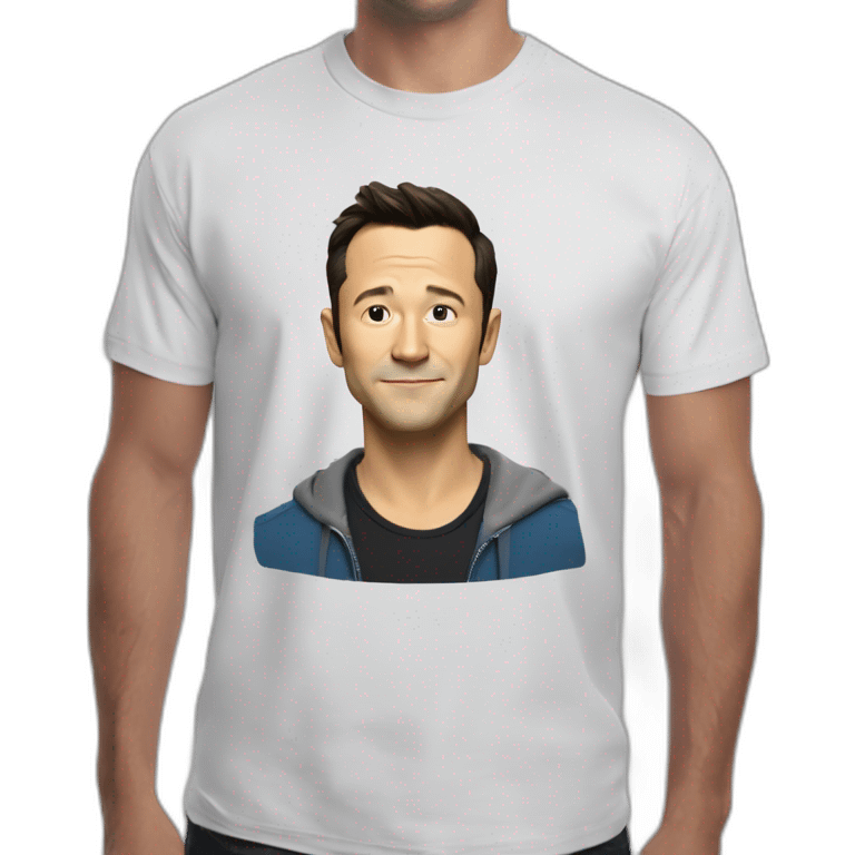 Joseph Gordon levitt t-shirt emoji