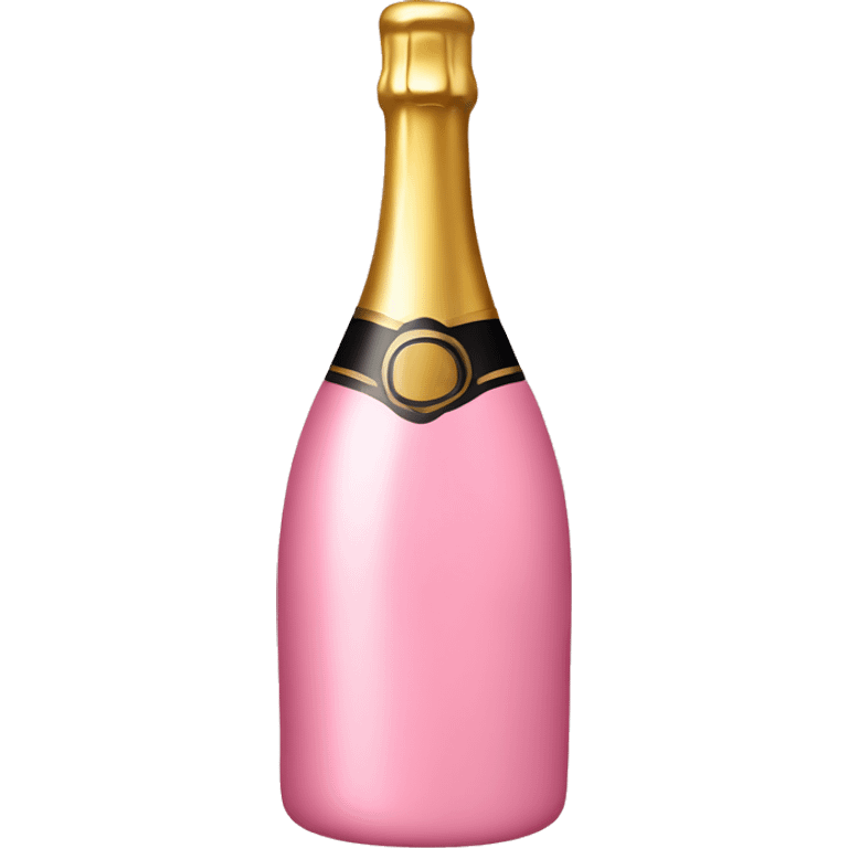 pink champagne bottle  emoji