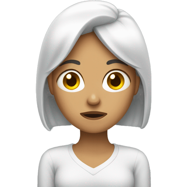 woman bored emoji