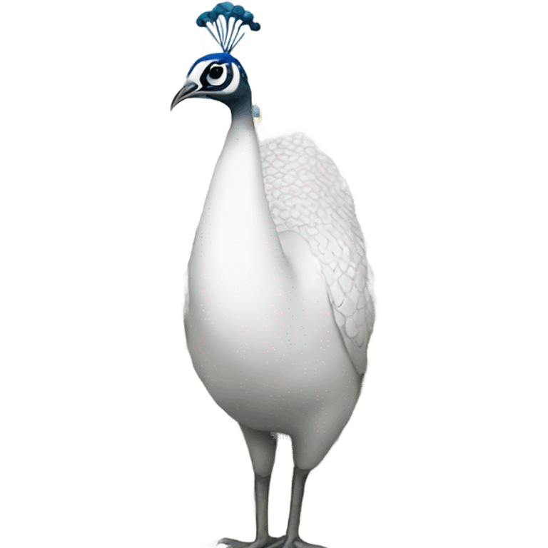 white peacock  emoji