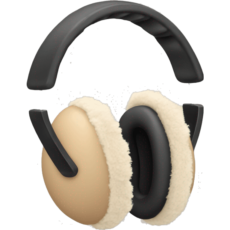 beige earmuffs emoji