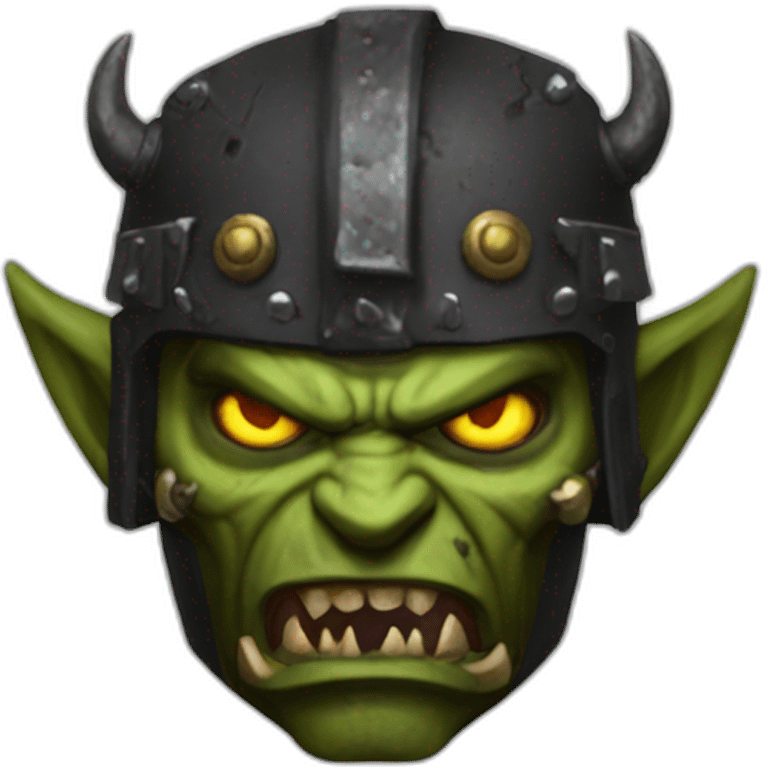 Warhammer online black ork emoji